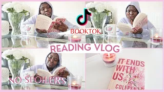 i read 'IT ENDS WITH US' by Colleen Hoover for the first time[ Reading Vlog] tiktok made me read it😭