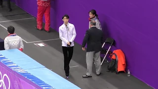 PyeongChang Olympic 6min practice Men  Yuzuru Hanyu Free program 0216  羽生結弦 平昌オリンピック2018  FS 6分間練習