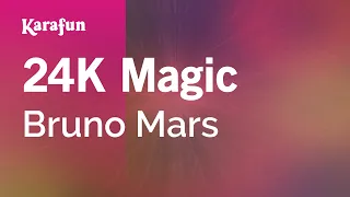 24K Magic - Bruno Mars | Karaoke Version | KaraFun