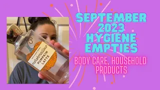 SEPTEMBER 2023 EMPTIES | Hygiene | Household Products #empties #bathandbodyworks #emptyproducts