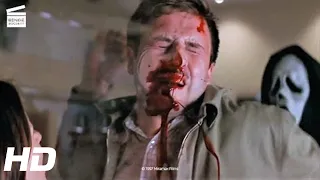 Scream 2: Dewey is stabbed