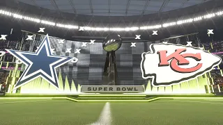 Madden NFL 24 - Dallas Cowboys Vs Kansas City Chiefs Simulation PS5 SuperBowl 58 Predictions