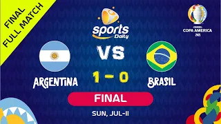 Argentina vs Brazil Full Match ● Final ● Copa America 2021● 🔊 English