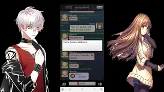 Mystic Messenger | Unknown messages MC | Casual Story | Day 1 | 00:00