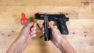 Vzduchová pistole Crosman P1 Full Auto s laserem, BB broky 4,5mm | Colosus
