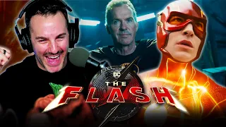 THE FLASH Official Trailer 2 Reaction! | Ezra Miller, Michael Keaton, Ben Affleck | DC