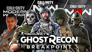 How to MAKE the BEST outfits from CALL OF DUTY MODERN WARFARE in GHOST RECON BREAKPOINT... | 1, 2, 3