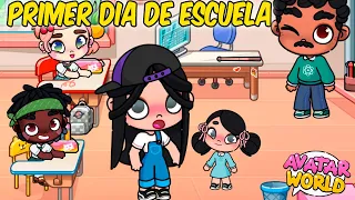 PRIMER DIA DE ESCUELA de MI HERMANITA NO QUIERE IR 😧en AVATAR WORLD *NALA 💞