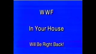 Power Goes Out at In Your House   May 26th, 1996