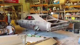 Dodge Charger SE 1969 Restoration - Part 1 - Acid-dipped and started cutting