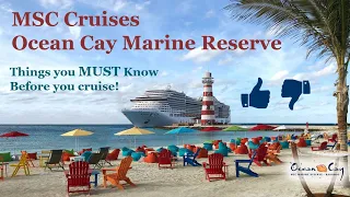 MSC Ocean Cay - MUST KNOW before your cruise!