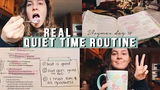 my REAL morning routine. Study the Bible w/ Me! VLOGMAS DAY 13