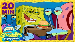 SpongeBob Schwammkopf | Die besten Bikini-Bottom-Traum-Momente für 20 Minuten! | SpongeBob