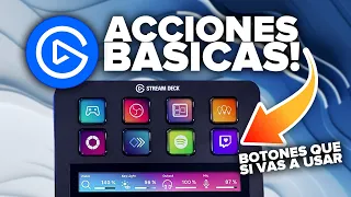 CREAR BOTONES Y ACCIONES BÁSICAS: OBS, ABRIR PROGRAMAS CONTROLAR VOLÚMENES | Stream Deck Masterclass