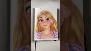 ASMR Drawing Rapunzel #sketchbook #disney