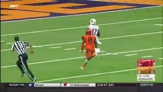 Lamar Jackson finds James Quick for a 72-yard TD pass on the first play from scrimmage.