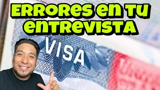 Los 5 ERRORES en tu ENTREVISTA en CIUDAD JUAREZ🇲🇽que te pueden NEGAR la visa de RESIDENCIA