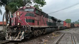 DOS TRENES ENTRE METLAC Y FORTÍN BAJO UNA LLUVIA ¿MEJOR COMBINACIÓN? NO LA HAY