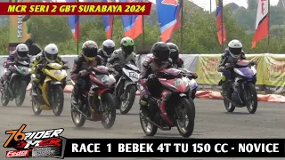 RACE 1 Bebek 4T TU 150 cc NOVICE❗️Matapanah Cup Race Seri 2 GBT Surabaya 2024