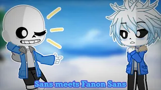 Sans meets Fanon Sans || Gacha Club || Undertale