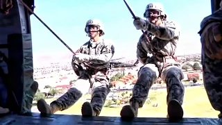 Rappeling From Helicopters • U.S. Army Air Assault School