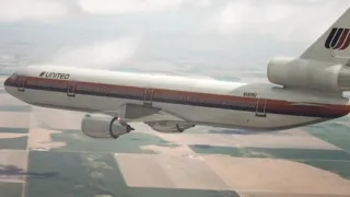 United Airlines Flight 232 - Crash Animation