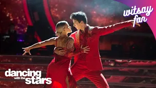 Milo Manheim and Witney Carson Tango (Week 2) | Dancing With The Stars