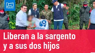 ELN libera a sargento y sus hijos secuestrados