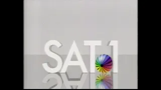 SAT.1 Blick, Werbung, Programmansage und Beginn von 20 Mädchen und die Pauker - 1990