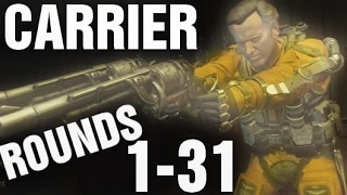 Exo Zombies CARRIER Rounds 1-31 Gameplay Walkthrough "Advanced Warfare" DLC Supremacy