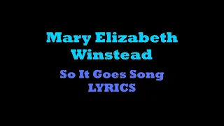 Mary Elizabeth Winstead Singing - Lyric Video