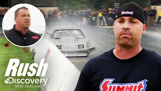 Ryan Martin's Intense Race Results In Racer Crashing Into The Wall! | Street Outlaws: No Prep Kings