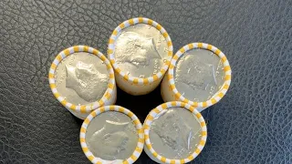 Let’s see how much money I can make on 5 half dollar rolls!!! #halfdollar #coinroll #coin #money