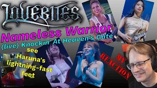 Lovebites - Nameless Warrior - (live) Knockin' At Heaven's Gate - reaction