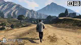 A Relaxing Walk Across San Andreas | Grand Theft Auto V Gameplay (PS5 4K 60FPS)