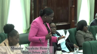 Budget Debate 2017-Hon. Nicolette Henry Speech