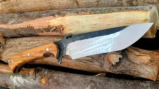 Knife making - forging a chopping knife