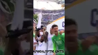 Real Madrid Win Laliga 21/22 Trophy Celebration #shorts #halamadrid #realmadrid  #fyp