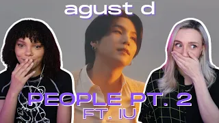 COUPLE REACTS TO Agust D 'People Pt. 2' '사람 Pt.2 (feat. IU 아이유)' Official MV