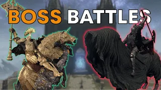 Tree Sentinel VS Night's Cavalry - Elden Ring Cinematic Boss VS Boss Fight #16