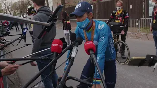 Alejandro Valverde -  Entrevista en la llegeda - La Flèche Wallonne 2021