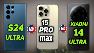 samsung s24 ultra vs iphone 15 pro max vs xiaomi 14 ultra || Xiaomi 14 ultra