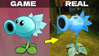 Plants VS Zombies in REAL LIFE | All Characters | miniship