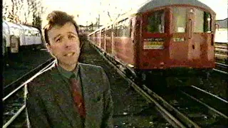 Red 1938 stock tube trains return to the Underground - report from LWT 6 O'Clock Show, 1986