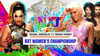 Raquel Gonzalez vs Franky Monet (NXT Women's Championship - Full Match Part 1/2)