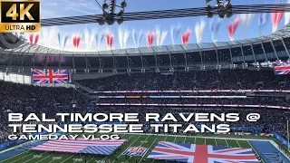 Final Game of the 2023 NFL London Games 🏈 | Baltimore Ravens @ Tennessee Titans Gameday Vlog [4K]