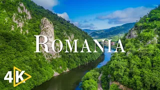 FLYING OVER ROMANIA (4K UHD) - Relaxing Music Along With Beautiful Nature Video - 4K Video Ultra HD
