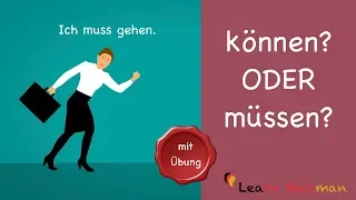 Learn German | Common Mistakes in German | können oder müssen | A1 | A2