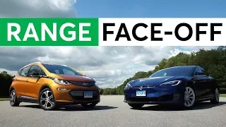 Electric Car Range Face-Off: Chevy Bolt vs. Tesla Model S 75D | Consumer Reports