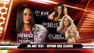 WWE Raw Kelly Kelly vs. Brie Bella - Divas Championship